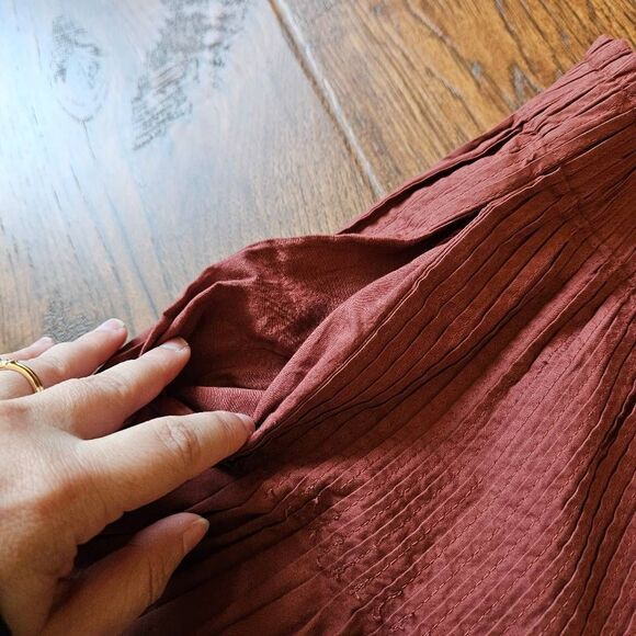 NWT Anthropologie Eula Pintucked Skirt - Picture 3 of 9